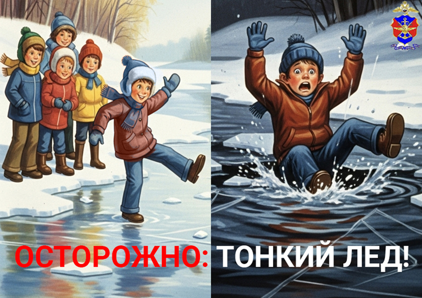 ОСТОРОЖНО! ТОНКИЙ ЛЁД! ОСТОРОЖНО! ТОНКИЙ ЛЁД!.